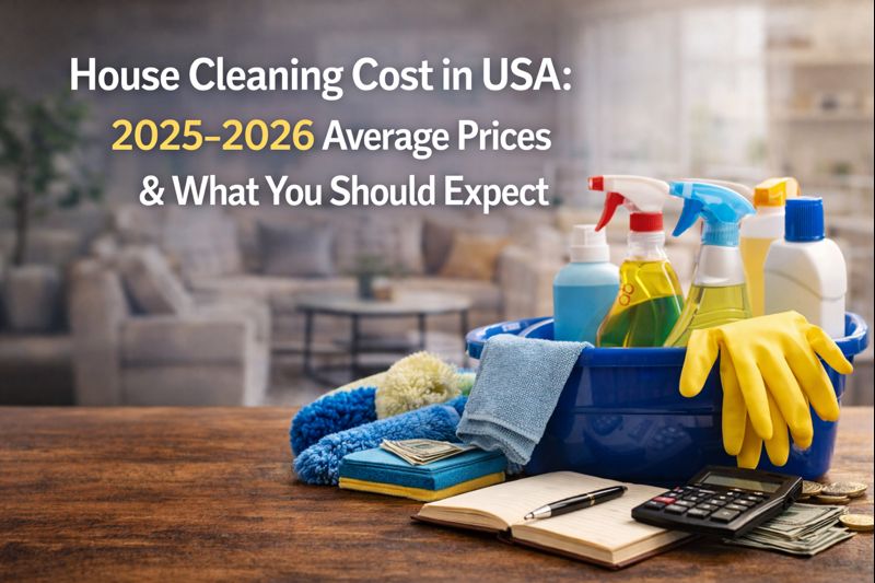 House Cleaning Cost in USA: 2025–2026 Average Prices & What You Should Expect