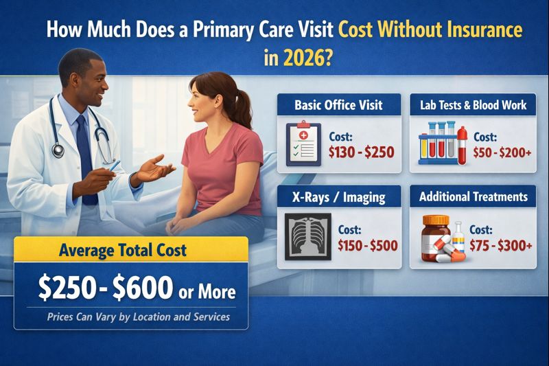 How Much Does a Primary Care Visit Cost Without Insurance in 2026?