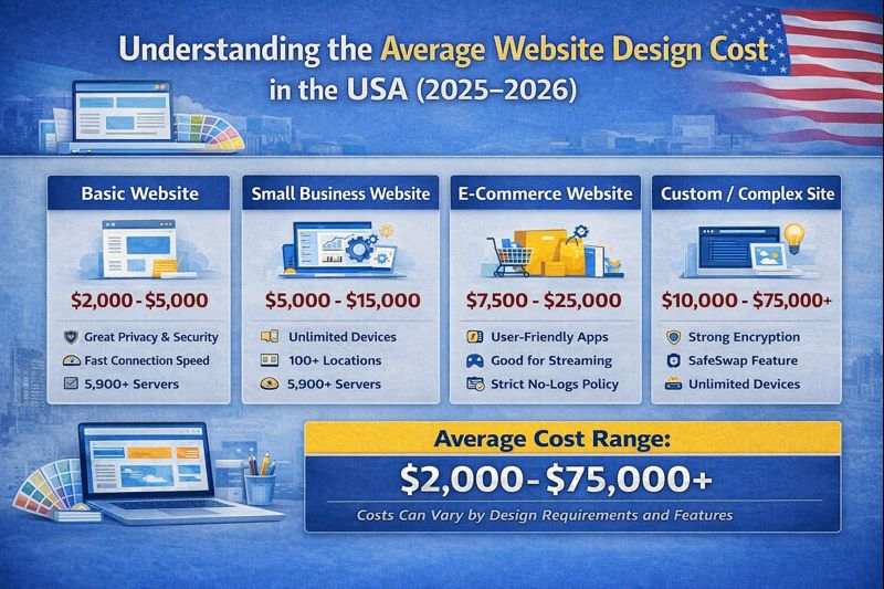 Understanding the Average Website Design Cost in the USA 2026