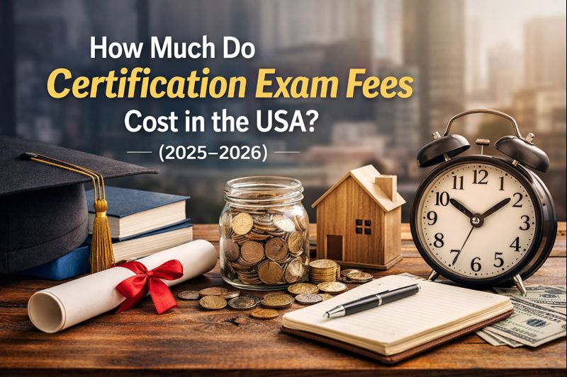 How Much Do Certification Exam Fees Cost in the USA? (2025–2026)